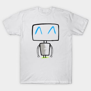 Saputello - cute robot doodle – Robotoh – Happy robot T-Shirt